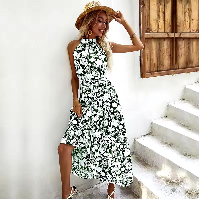 Vestido Feminino Longo Estampado Boêmio - Diversa